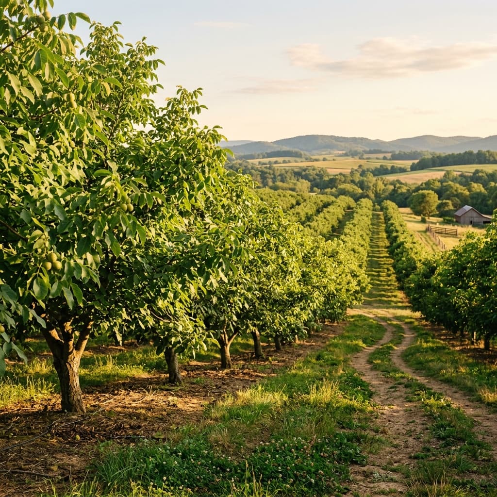 Dairy farming landscape