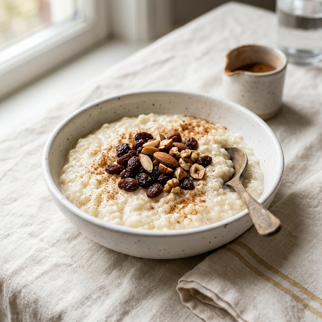 Classic Creamy Rice Pudding
